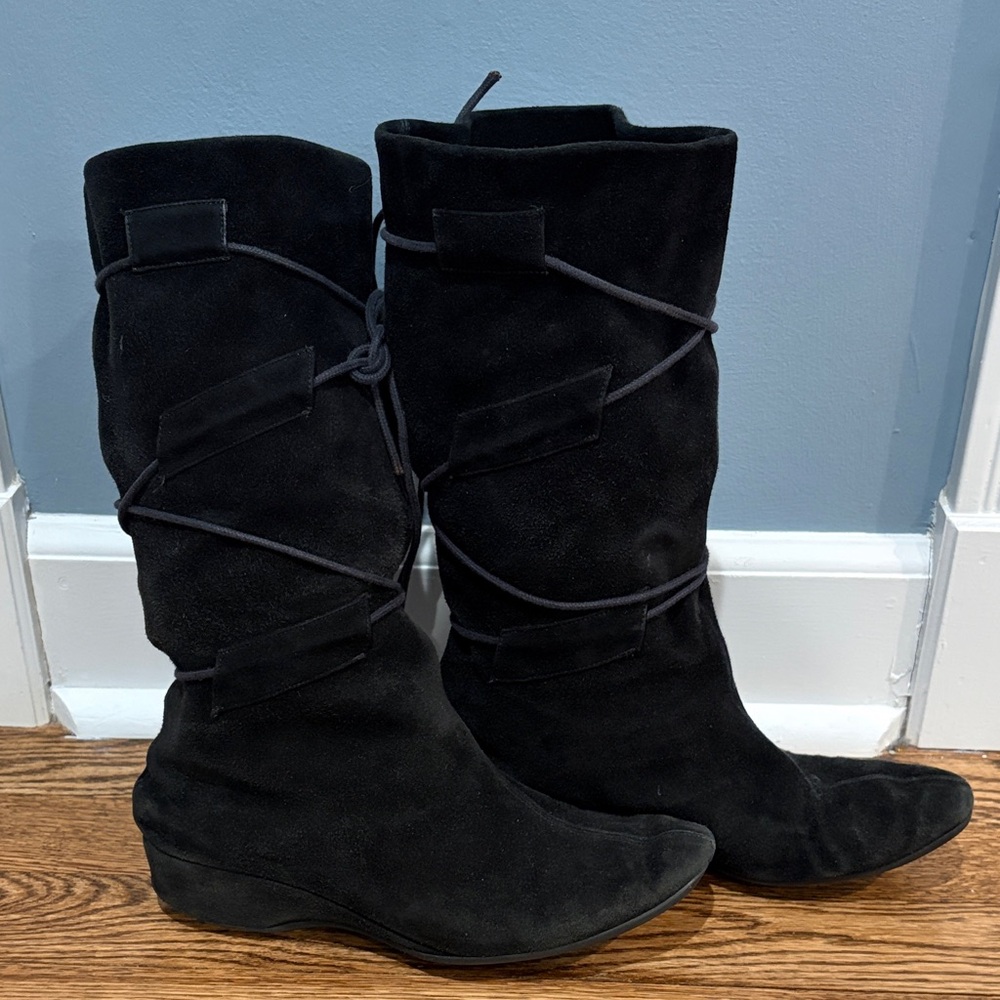 Thierry Rabotin Black Heeled Boots